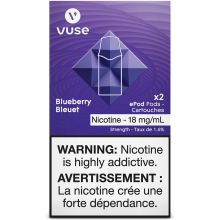 Juice Pod -- Vuse Blueberry 1.6% Pod 2 Pack 18mg